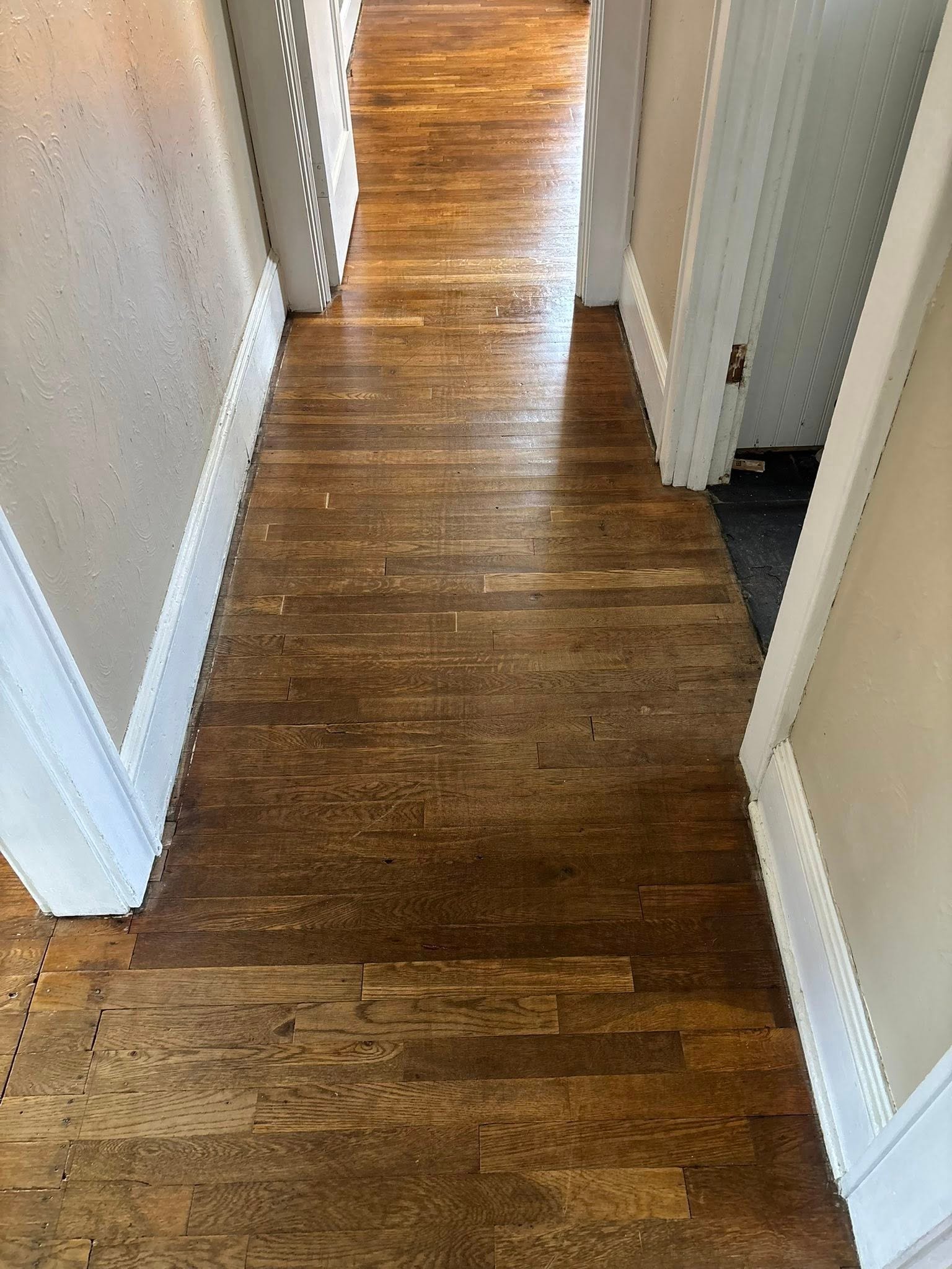 Volcano and lava field against a stormy sky